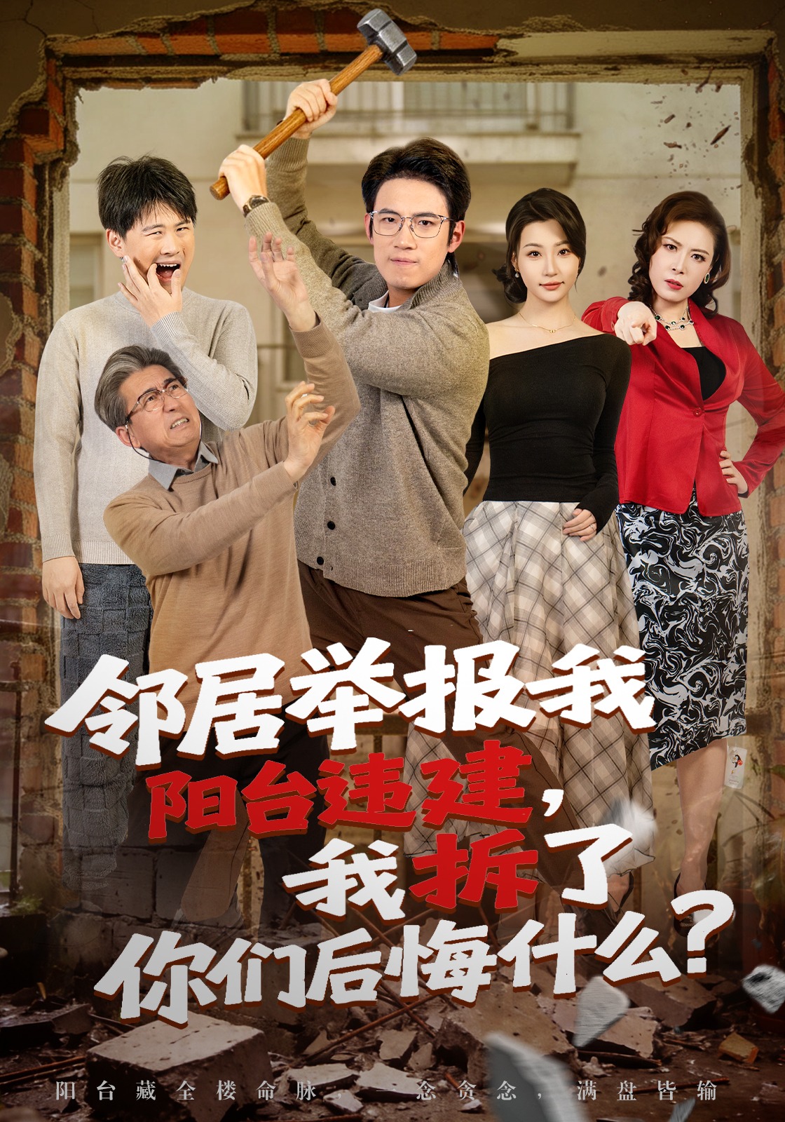 邻居举报我阳台违建，我拆了你们后悔什么？ HD(大结局)